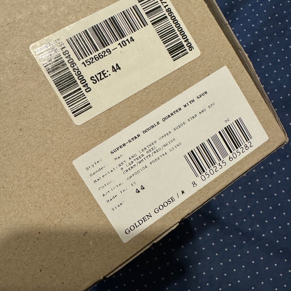 Men’s NIB Golden Goose Super Star Sneakers 44 11 - Picture 10 of 10